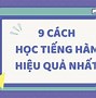 Học Tiếng Hàn Hiệu Quả